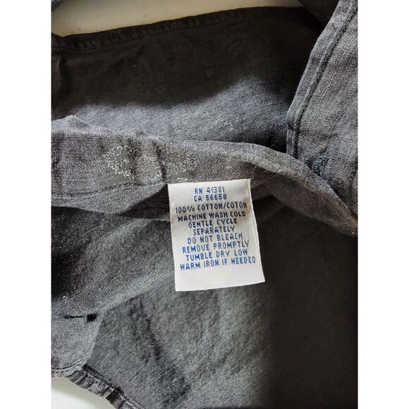 Ralph Lauren Slim Fit Paisley Grey Long Sleeve Men's Shirt - Small - Picture 6 of 8